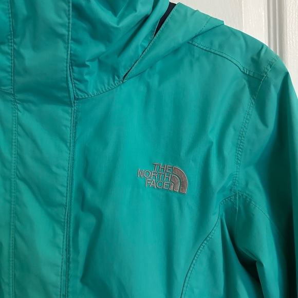 The North Face HyVent Rain Jacket in Teal Green - Picture 2 of 7